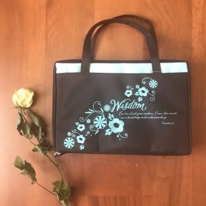 Wisdom floral Bible case